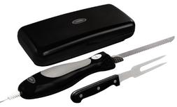 Oster FPSTEK2803B Electric Knife, Black/Silver