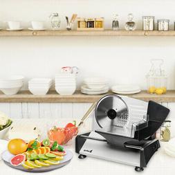 Electric Meat Slicer Stainless Steel 7.5'' Blade Bread Cutte